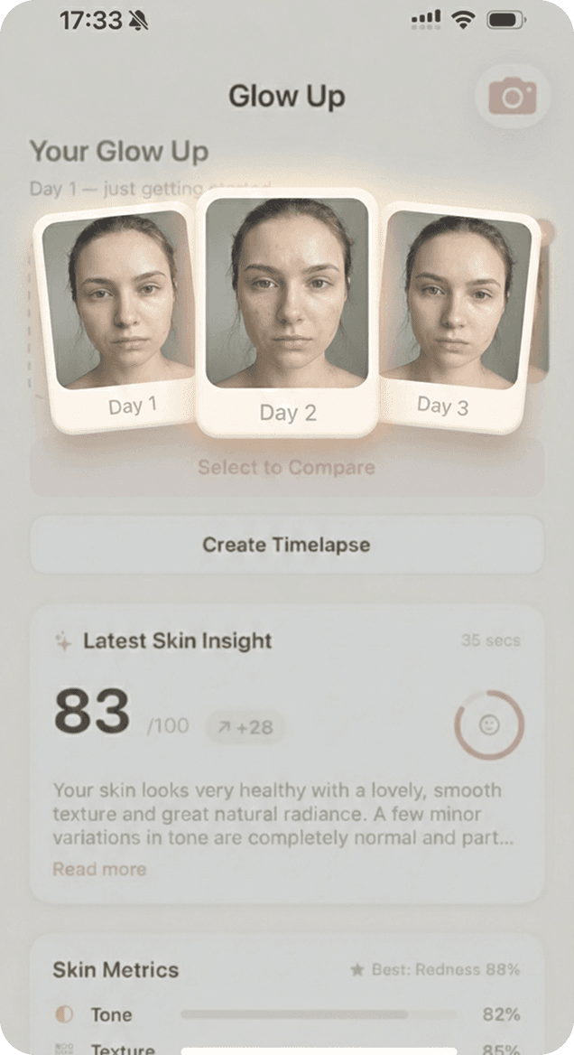 Sister Glow Up Glow Up Timelapse feature